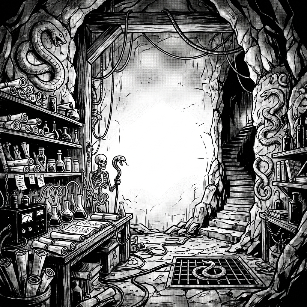Orochimaru in his hideout